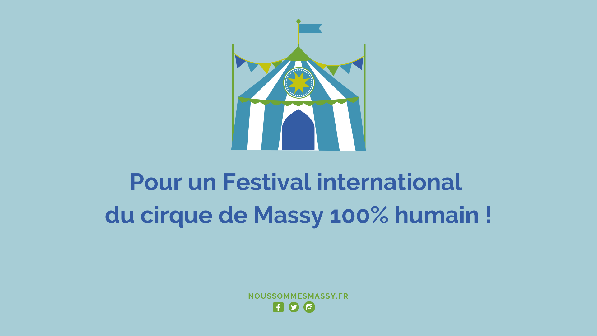 Pour un festival international du cirque de Massy 100% humain