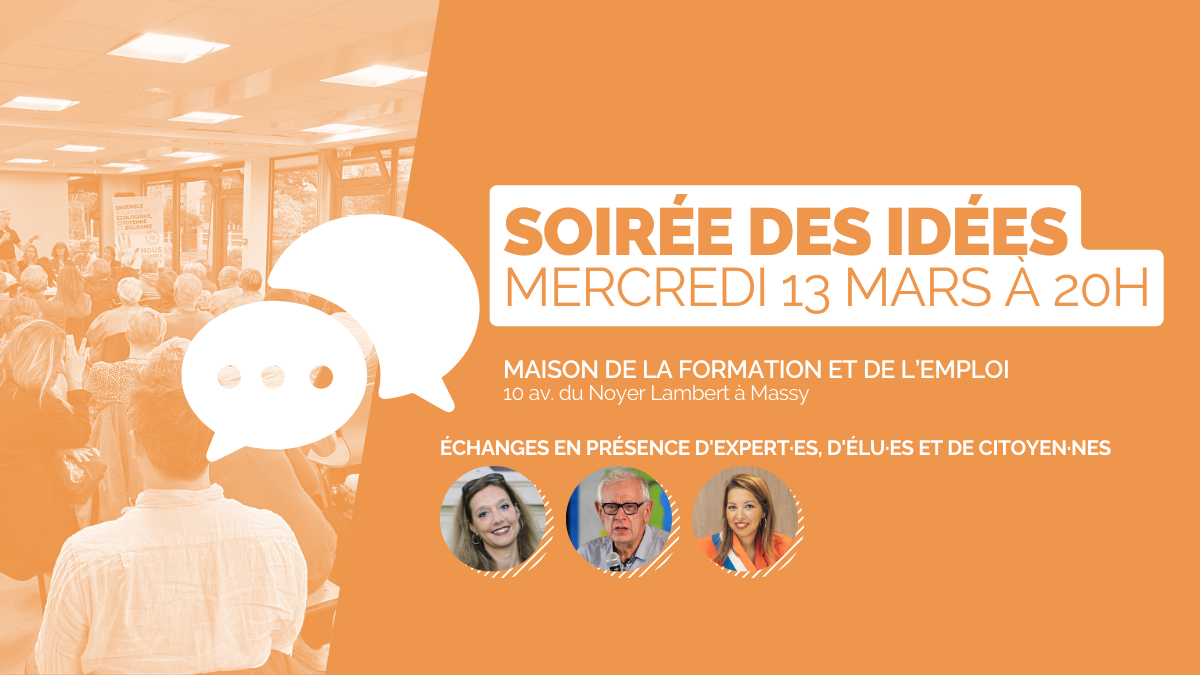 Quel avenir pour l’école publique ? Soirée des idées – mercredi 13 mars 2024 à 20 (Maison de la Formation et de l’Emploi, Massy)